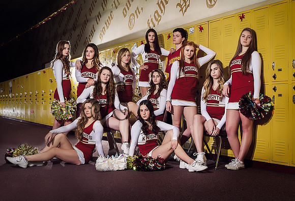 2015 NVHS Cheer team