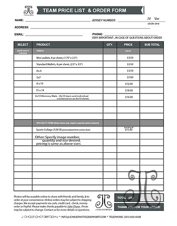 Download and print, return to coach by April 22