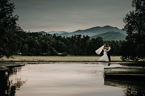 Wedding and engagement photographs
