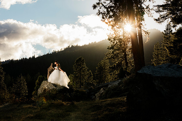 Wedding and engagement photographs